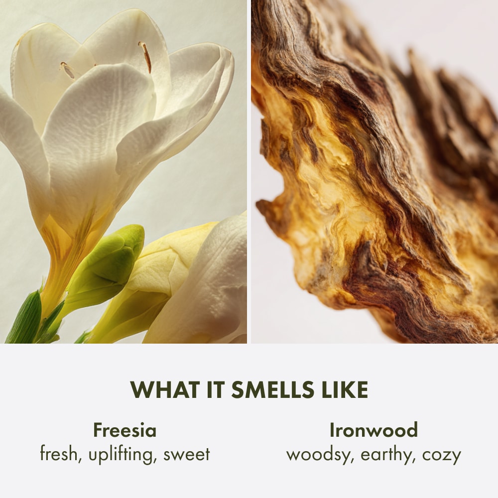 Limited Edition Ironwood & Freesia Hand-Poured Scented Candle