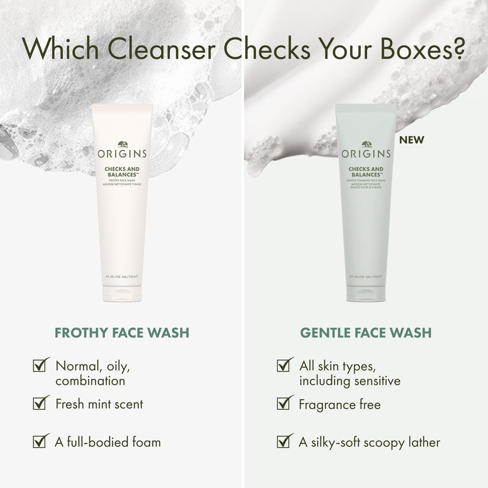 Checks and Balances™ Gentle Foaming Face Wash, 150 ml