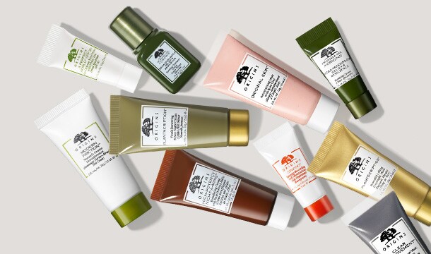 Try 6 free travel treats. Pick a sample with every $20 you spend (up to $100)
